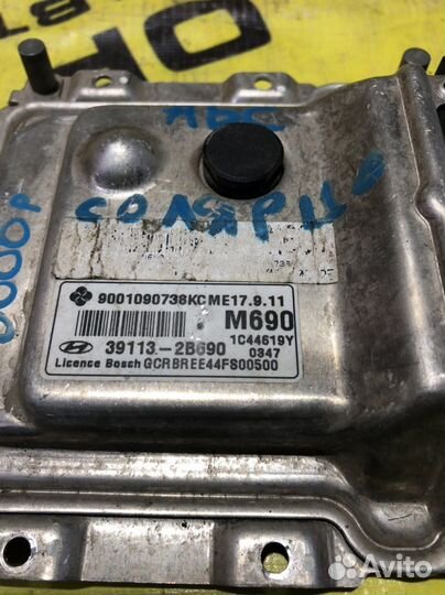 Эбу Hyundai Solaris