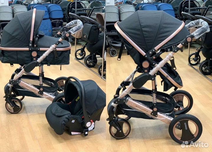 Коляска трансформер 2в1 и 3в1 оплата долями