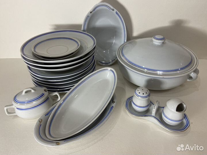 Набор столовой посуды. Сервиз. Корея 1960-х