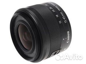 Объектив canon EF-M 15-45MM F3.5-6.3 IS STM черный