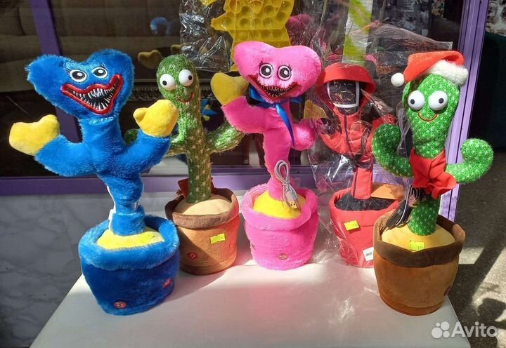 Кактус танцующий игрушка повторяющий кактус