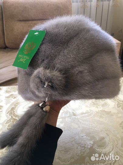 Шапка норковая женская