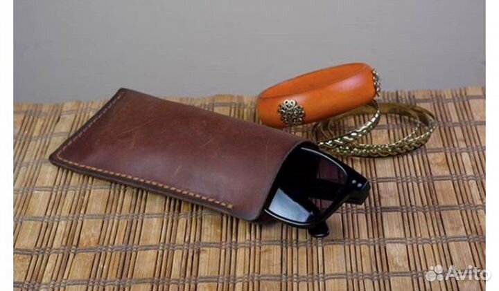 Чехол для очков кожа натуральная любой размер
