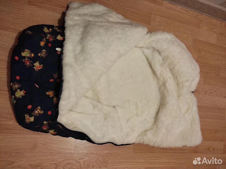 Зимний конверт в коляску