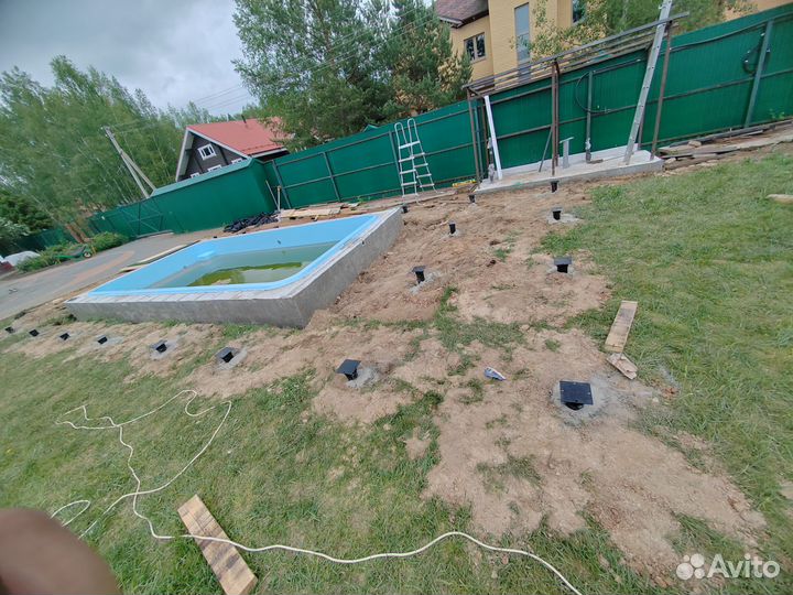 Монтаж винтовых свай под ключ