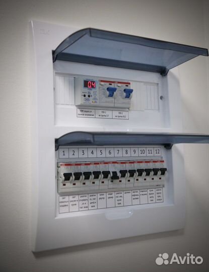 Услуги электрика монтаж установка штробление и др