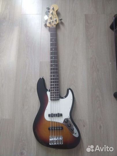 Бас гитара fender jazz bass 5n Mexico