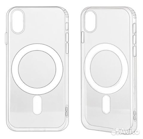 Чехол силиконовый для Apple iPhone Magnetic Clear