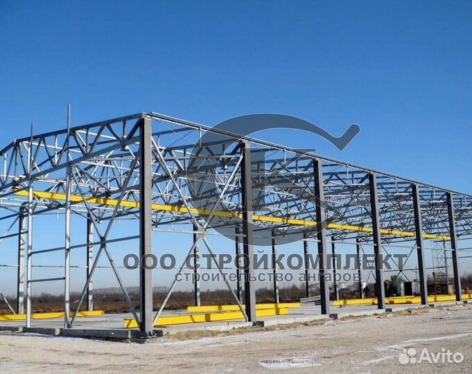 Теплые ангары склады из сэндвич панелей