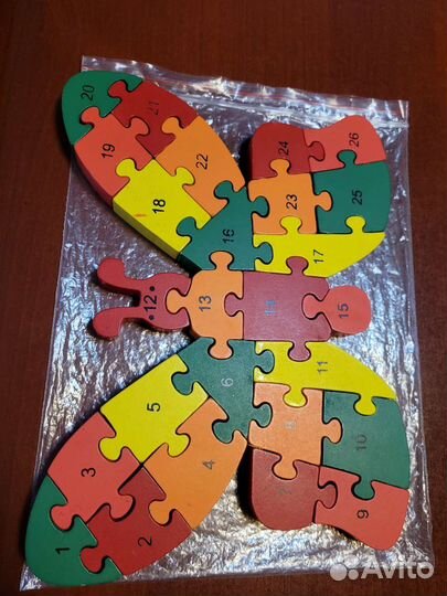 Деревянный 3D пазл 