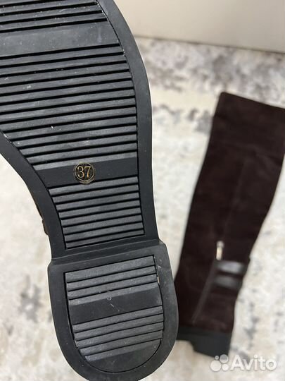 Сапоги зимние замша