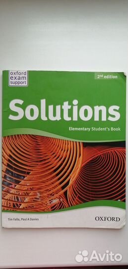 Учебник английского языка Solutions Oxford