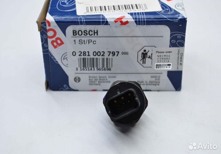 Датчик в рампе Bosch 0281002797