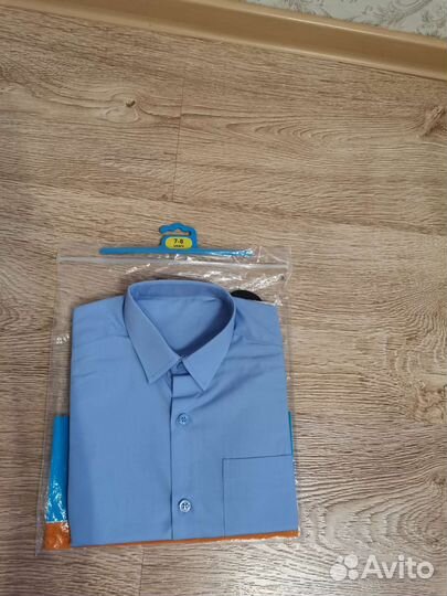 Рубашка(новая) Asda р. 7-8 лет короткий рукав