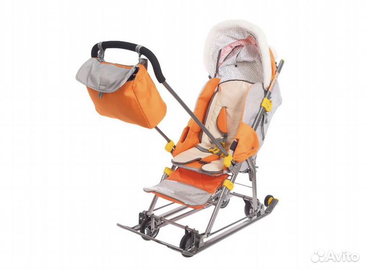 Детские санки коляска