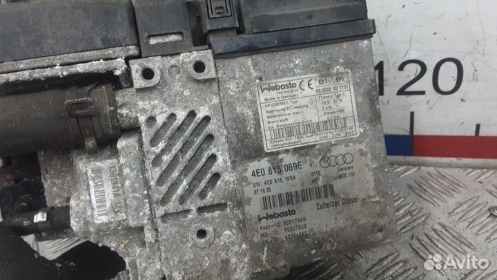 Автономный отопитель (Webasto) Audi A8 D3/4E 2005