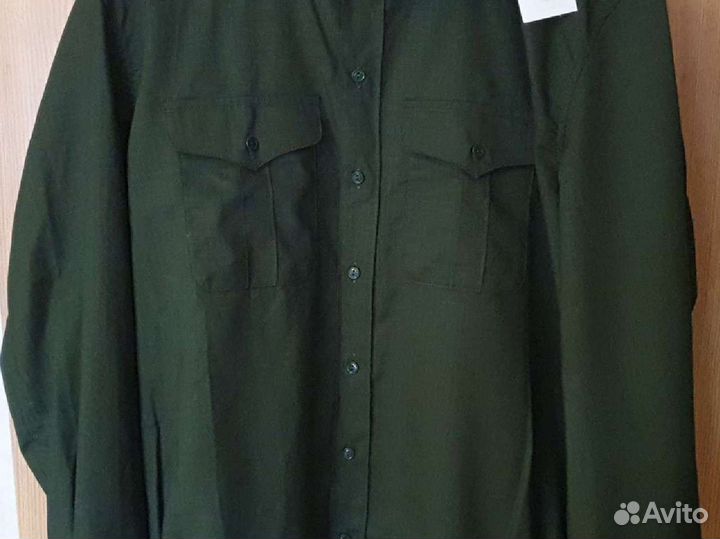 Рубашка военная с длинным рукавом