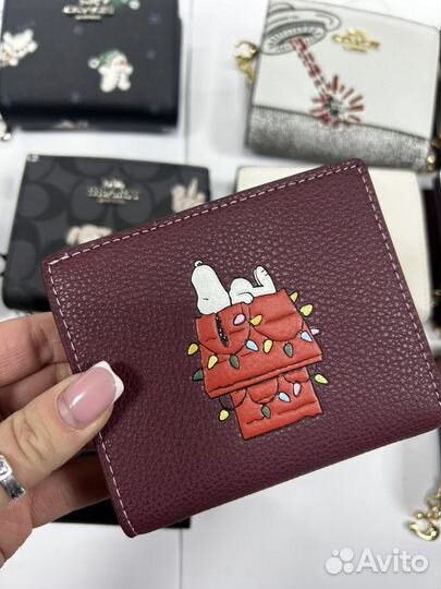 Кошелек Coach новый натуральная кожа