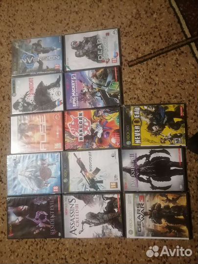 Диски на xbox 360 новые