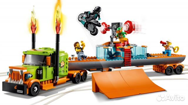 Lego City Stunt 60294 Грузовик для шоу каскадёров