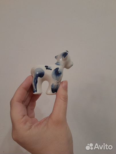 Трещина гжель корова