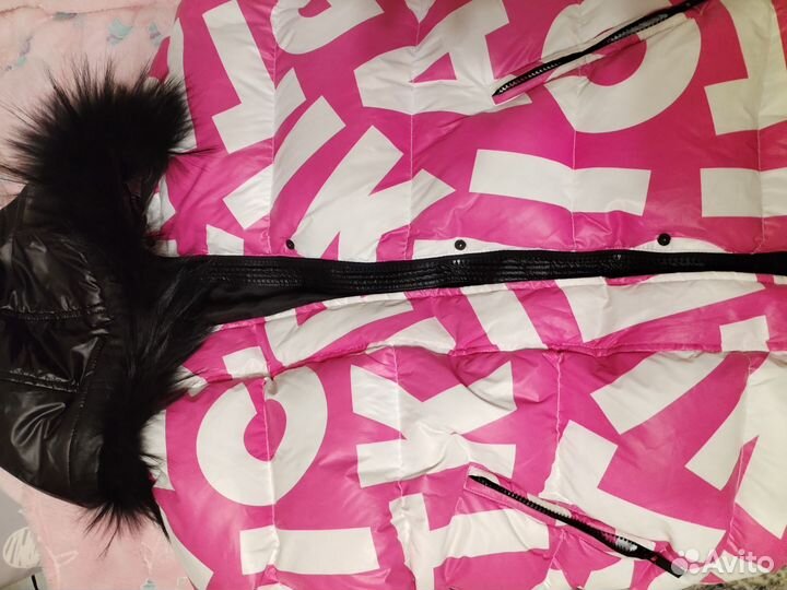 Розовая куртка зимняя Gulliver 170