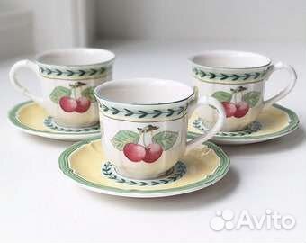 Villeroy boch garden оригинал, кофейные кружки