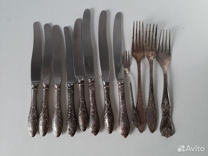 Столовые приборы из мельхиора