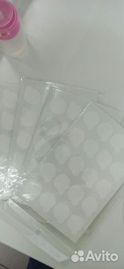 Стикеры для клея при наращивании ресниц