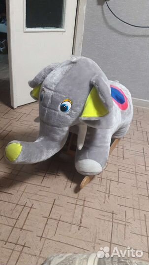 Детская качалка слоник