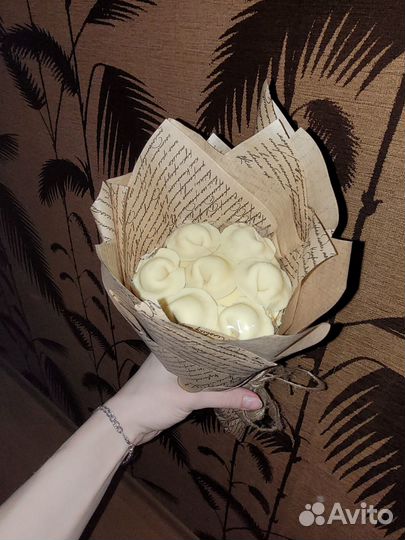 Шоколадный букет 11 роз