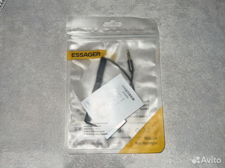 Bluetooth Aux 3,5 автомобильный аудио адаптер