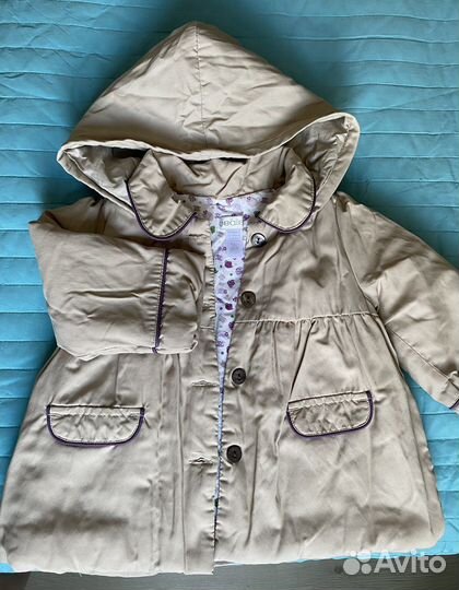 Пальто для девочки на весну