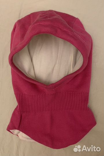 Шапка шлем трикотажный для девочки 50 52