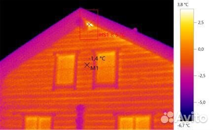 Поиск протечек воды/обследование тепловизором