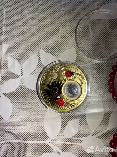 Божья Коровка. Серебро 2 доллара 2013 года