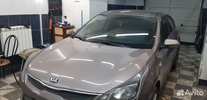 Лабовое стекло на Kia Rio / Киа рио