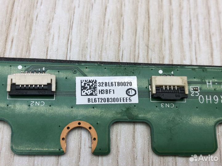 Плата кнопок тачпада с кабелем DA0BL6TR6H0