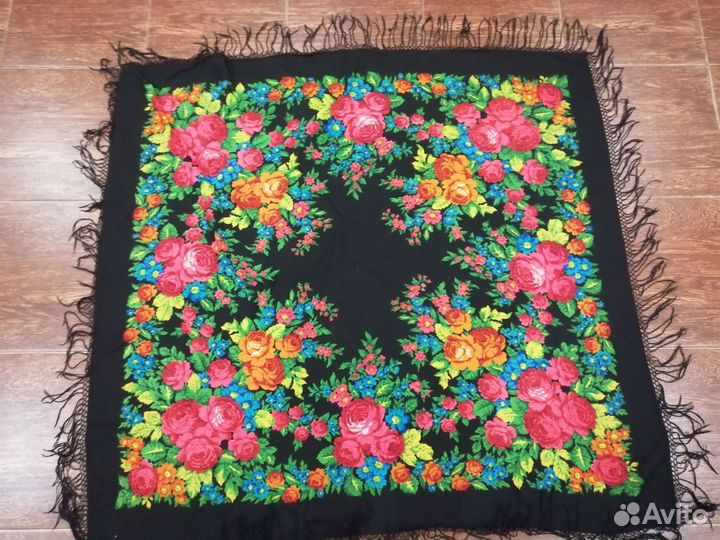 Платок шаль шерсть