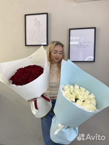 Букет-Гигант из роз 50см