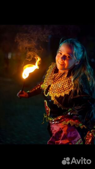 Новогоднее фаер шоу