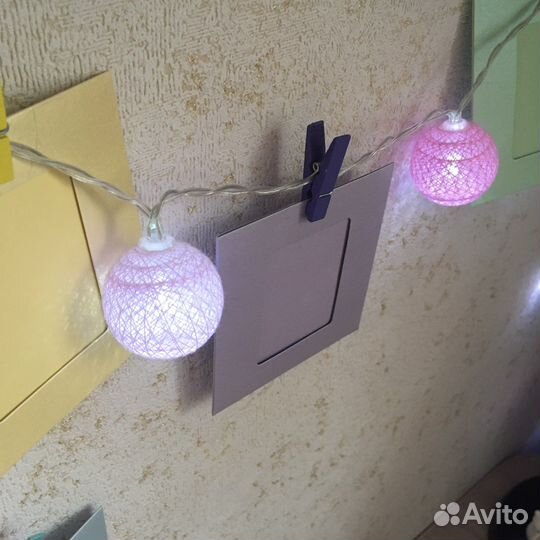 Фоторамки на прищепках