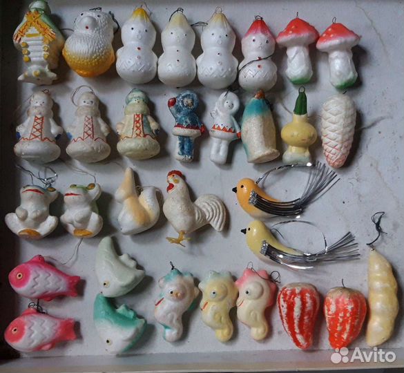 Елочные игрушки СССР