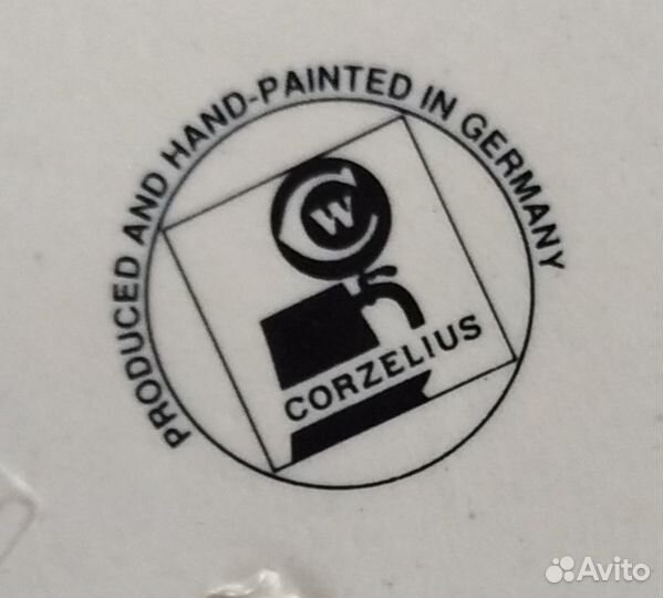 Кружка пивная керамическая Corzelius, ручная работ