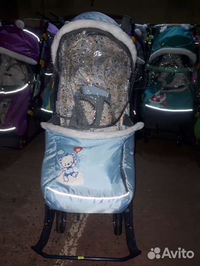 Санки коляска ника