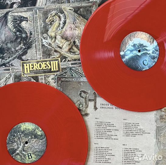 Первый пресс Heroes of Might & Magic Inferno винил