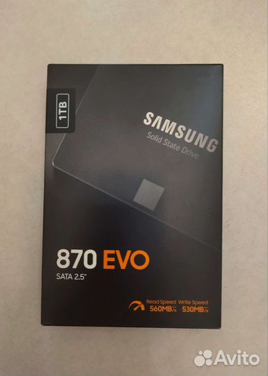 Ssd samsung 870 evo 1tb (новый)