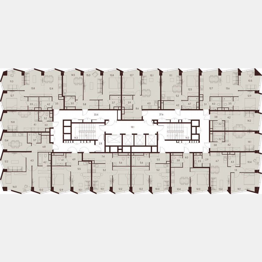 Квартира-студия, 26,4 м², 21/26 эт.