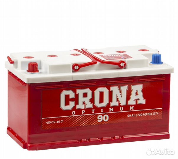 Аккумулятор для мтз газ ЗИЛ на 90 ампер Crona