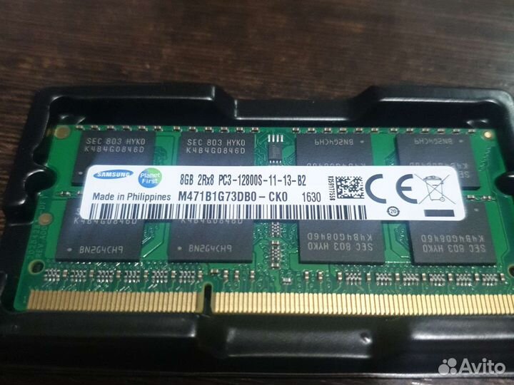 Память ddr3 8 gb 1600 Samsung для ноутбука